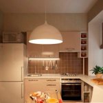 (62 photos) Design in a kitchen of 6 square meters in Khrushchev examples with a refrigerator 62 photos