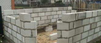 Do-it-yourself bathhouse made of foam blocks