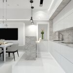 white kitchen interior