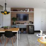 interior design of a one-room apartment
