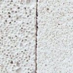 Aerated concrete grades D300 and D600 in section