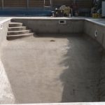 Making a concrete pool
