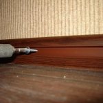 How to attach a plastic skirting board to the floor to the floor photo