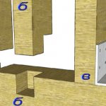 how to attach racks to the bottom frame of a frame house