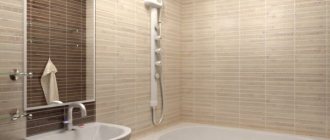 How to choose tiles for a small bathroom