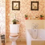 Paintings for decorating bathrooms and toilets - paired paintings - photos