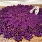 crocheted cord rugs photo