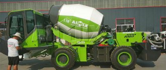 Buy a self-loading concrete mixer in China