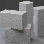 Material aerated concrete