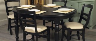 Dining oval table