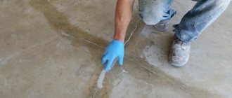 Why you can’t lay tiles on a cracked screed