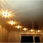 Location of lamps on a suspended ceiling (11 photos)