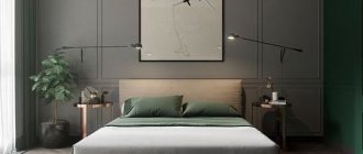 спальня в стиле минимализм