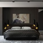 Dark bedroom