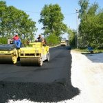 Laying asphalt on soft ground